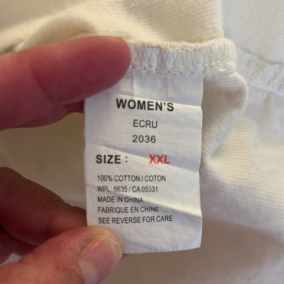 Woolrich Cream Corduroy Long Sleeve Button Down Classic Top Size 2XL - Picture 7 of 7